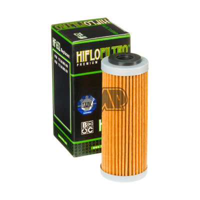 Filtro óleo GAS GAS 250/350/450 / HUSABERG FE 250/350 / HUSQVARNA / KTM EXC-F/FREERIDE/RC4R/SX-F/XC-F/XCF-W/SMR / HF652 - HIFLOFILTRO